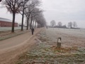 Bij 550 houdt de weg op.