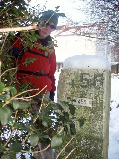 Weer teruggelopen om de al eerder gesignaleerde 456 vast te leggen.