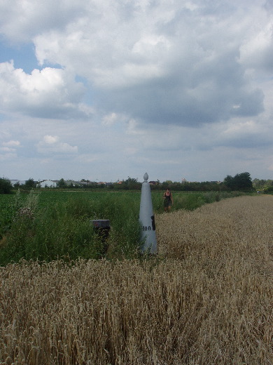 En vinden GP 100 met ons kompas ( de zon ).